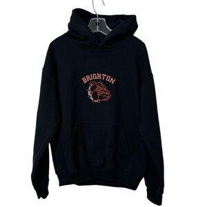 Brighton Black Hooded Sweatshirt Size Medium